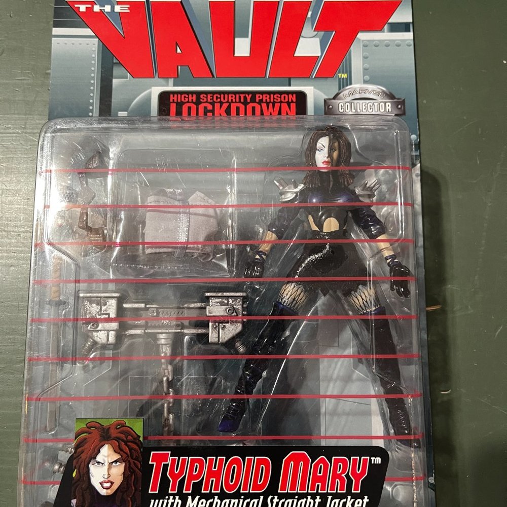1998 MARVEL SUPER VILLAINS THE VAULT TYPHOID MARY - NEW SEALED